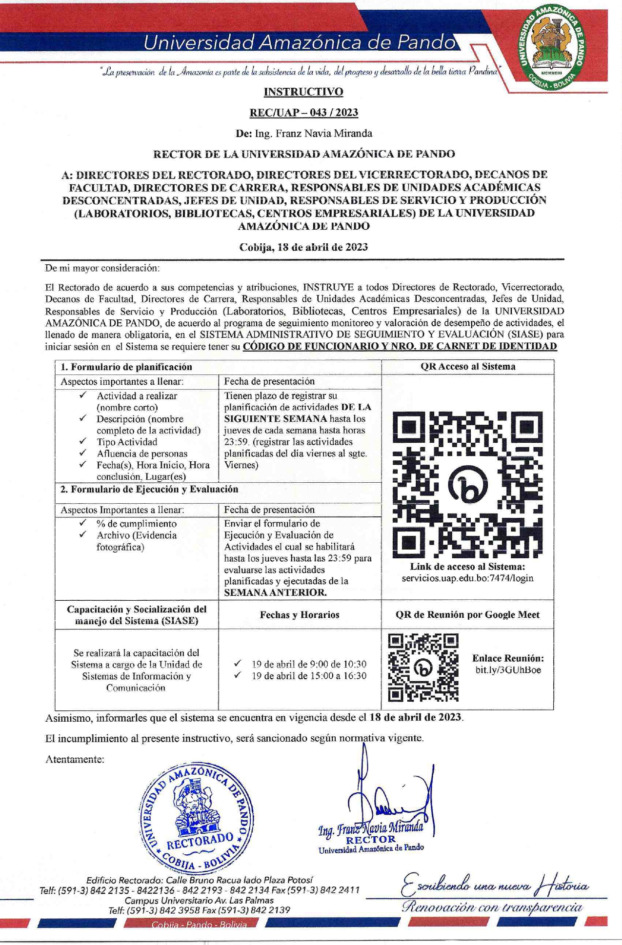 CAPACITACION: SISTEMA SIASE DOCENTE